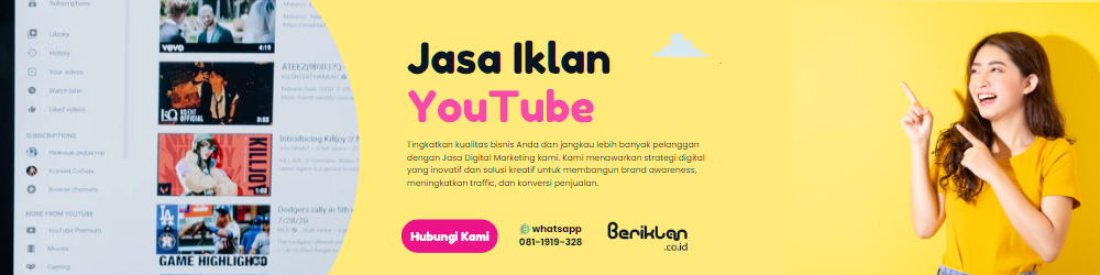 Jasa Iklan Youtube Solo - Beriklan Digital Agency