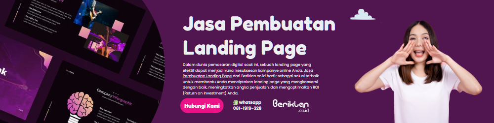 Jasa Pembuatan Landing Page Pontianak